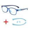 Occhiali da sole occhiali anti -blu leggeri per bambini ragazze silicone telaio morbido per occhiali occhiali per bambini giochi per bambini occhiali occhiali