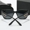 Designer solglasögon lyxiga solglasögon för kvinnor mode skyddsglasögon inlagd brev spegel ben strand skuggning uv skydd polariserade glasögon gåva med låda
