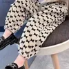 Broek meisjes broek lange broek katoen 2024 lovab lente herfst tieners babys kinderbroek buitenouorteenagers kinderkleding l46