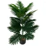 Decoratieve bloemen 70-85 cm tropische planten grote kunstmatige boom nep plastic palmbladeren voor huis tuin bruiloft decor