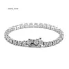 Roestvrijstalen tennisketen Bracelet 5mm diamant kubieke zirkoon tennis sieraden