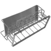 Kitchen Storage Cleaning Rack Dish Sponge Holder Dishcloth Organizer Brush Sink Draining Water Trough