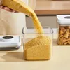 Bottiglie di stoccaggio Contenitori cucina Contenitori di stagionamento Organizzatore per cereali barattolo in plastica in massa con scatole di coperchio spezie