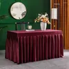 Table Cloth Solid Color Rectangular Cover Sign-in Dress