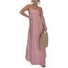 Casual Dresses Women Strapless Dress Solid Color A-line Stylish Off Shoulder For Bandeau Waist Pleated Hem