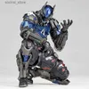 Action Toy Figures AMAZING YAMAGUCHI Arkham Knight Action Figure #024 Model PVC Bat 17cm Collection Movable Anime Figurine Toys for Childs Gifts L240402