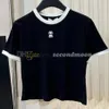 Kvinnor Luxury T Shirt Letter broderade T -skjortor Kort ärm Crew Neck Tees Summer Casual Tee