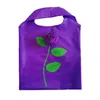 Bolsas de almacenamiento forma de flores de rosa bolso plegable bolso ecológico de la tienda ambiental reutilizable entrega de comestibles entre el hogar jardín de casas dhvmx