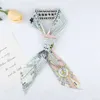 26 lettres Carte de tarot Flamingo Sac de liaison à bande longue avec bracelet de salut à main le bandeau de décoration petite écharpe