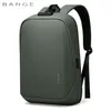 Backpack BANGE Men's Brand Laptop Anti-theft Waterproof School Backpacks USB Travel Bag Business Male 2024