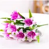 Decoratieve bloemen kunstmatige bloem plastic klein boeket planten lelie feest bruiloft feestviering huishouden indoor el voor kantoordecoratie