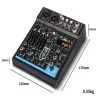 Equipment M4 4 Channels Sound Mixing Console Bluetooth Record Computer Playback 48v Phantom Power Delay Repaeat Effect Usb Audio Mixe