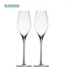 Wijnglazen 2 Pack Champagne Cup loodvrij kristalglas bruiloft Goblet Creative Grape Cocktail 920001