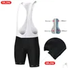 Motorfietskleding Elastische interface Cushion Cycling Bib shorts Reflecterend logo Sportteam Black Mans Bicycle Riding Drop Delivery DHJPP