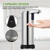 Liquid Soap Dispenser Hand Intelligent Induction Capacity Adjustable Stainless Steel Pump For Kitchen