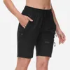 Wander- und Camping -Arbeitskleidung für Frauen Schnelltrocknende leichte Sportshorts, Reißverschluss in Taschen, Freizeithose 67