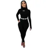 Kobiety Jumpsuits Rompers Busens Business Sets Fashion Fashion Dame Tracksuit Spring Clothing Liter Drukuj 2 -częściowy zestaw Dhzwz