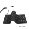 Claviers 85 Clé des lettres russes Russie Engglish Layout fil USB Interface Silicon Rubber PC pliant clavier Teclado Aploreproofrpola