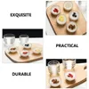 Dinnerware Sets 10 Pcs Mini Glass Bowls Bozai Cake Mold Small Jelly Dessert Stackable Pinch Prep