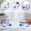 Wine Glasses Creative 3D Whale Cups Drinking Glass For Water Juice Transparent Household Party Kitchen Drinkware G2J3