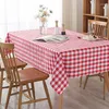 Table Cloth Disposable Thickening Red Checkered Waterproof Oil-Proof Party Weddings Home Decoration Outdoor Picnic