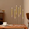 Candle uchwyty akrylowe elementy centralne do stolika stożka wystrój ślubny jadalnia halloween dekoracja