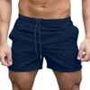 Mäns shorts män shorts springa sport andas tränare korta byxor sportkläder gym träning vuxen fitness slitage elastik med fickan l6