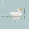 Garden Decorations Realistic Floating Duck Statue For Home Pond Pool Aquarium Lawn Ornaments Animal Figures Backyard Art