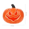 Titulares de vela Halloween Decoração de casa Lâmpada de abóbora Gift Light Party Favor White Plastic Farmhouse Fall