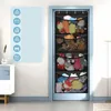 Storage Boxes Toy For Standard Doors Over-the-door Stuffed Bag Easy Access With 4 Mesh Pockets Hanging Door Organization