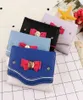Women Short Wallet Candy Color Bow Knot Clutch Purse Fashion Girl Sailor Moon Handbag Card Coin Bag 2020 New Popular1399646