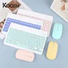 Klawiatura Tablet Tablet bezprzewodowa dla iPada Samsung Xiaomi Huawei Teclado Bluetooth Compatybilna klawiatura i mysz na iOS Android Windows