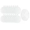 Supplimentos de festa Ornamentos acrílicos Round Round Clear Christmas Blank Disc com tags transparentes de buracos