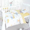 Baby beddengoed set kinderen quilt cover zonder te vullen van 1 st katoenen wieg dekbed cartoonbedje 150120 cm ademende 240325