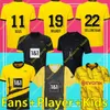 23/24 Reus Reyna voetbaltruien Dortmunds Kamara Hummels Adeyemi Brandt Shirt Hazard Ryerson Bynoe-Gittens Bellingham Kids Kit Football Cup-versie Uniformen