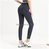 Yoga-Outfit 2022 Neues Align LU-07 Lu Damen Leggings High Taille Sport Hip Lift Elastic Fitness Wear Drop Lieferung Outdoor Supplies DHZC1