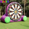 5MH (16.5 pies) con 6 bolas China suministra un gigante loco de fútbol fútbol patada de fútbol tablero de dardos inflable para el juego objetivo de tablero al aire libre