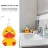 Liquid Soap Dispenser 2 Pcs Press Bottle Cartoon Lotion Auto Household Shampoo Bathroom Accessory Foaming Hand