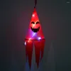 Party Decoration Led Light Glowing Ghost Windsock Halloween Wind Banners Garden Hanging Ornament