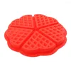 Formy do pieczenia silikonowe waflowe pleśń do piekarnika Non-Caker Caker deser Bakewarekitchen Accessoriesss