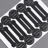 Enveloppe cadeau 50pcs "Mabé à main" Black Scellant Sticker Packaging Label DIY