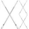 Cuillères 6pcs latte art stylos à café de café aiguille en acier inoxydable pour le cappuccino décoration