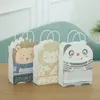 Enveloppe cadeau dessin animé sacs animaux baby shower anniversaire s enfants kraft en papier sac traktatie kinderen verjaardag 50pcs