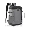 24L Cooler Box Picnic Bag Large Thermal Backpack Insulated Beach Beer Zip Pack Camping Drink Bento Bags 240328