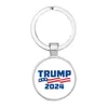 Party Favor Trump 2024 Keychain Pendant Keyrign Save America Again Time Gem Keychains Christmas Gifts Key Drop Delivery Home Garden Fe Dht7M