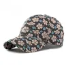 Bérets Et ethnique Wind Hat Spring / Summer Fashion Flower Baseball Outdoor Sun Protection et Sunshade Hard Top