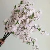 Fiori decorativi 37 "Branch di fiori di ciliegio artificiale in crema figo in finta primavera fai da te | Floreali | Decorazioni per matrimoni/casa