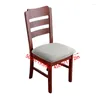 Tampas de cadeira de cadeira de 45x50cm capa de almofada para sala de jantar cozinha se assento de cor sólido sede macio decoração de casa