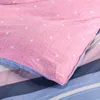 寝具セットホームテキスタイルオールシーズンセットシンプルなスタイルスーパーソフトキルトカバー暖かい羽毛布団フラットシートと枕カバー
