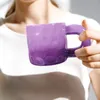 Обеденные наборы кружки кофейные кружки с большими емкостью латте крышка керамика чашки питья офис керамика чашка чай